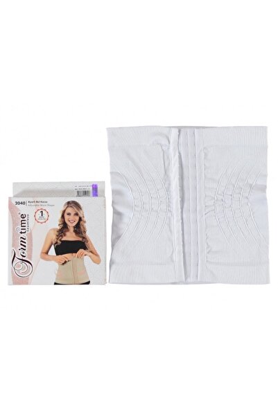 jilly jo Corset alb cu talie agrafată pentru femei L/xl