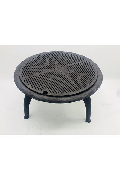 Fatih Ural Döküm Cast Iron Grill-Barbecue-Fire Pit