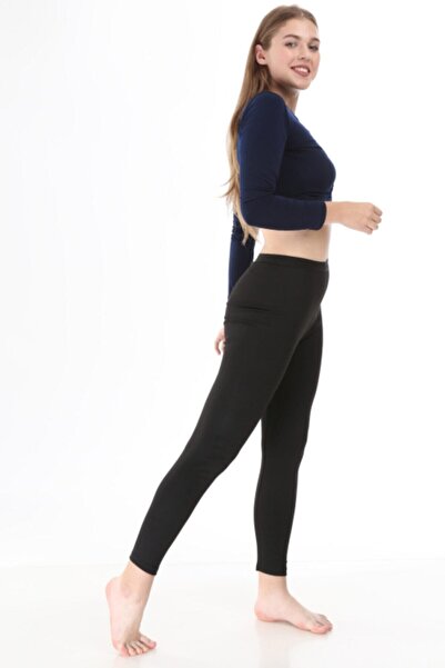 jilly jo Γυναικείο Μαύρο Θερμικό Καλσόν Εσώρουχο