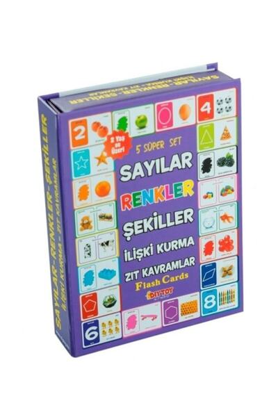 Diytoy Sayılar Renkler Şekiller Süper Set