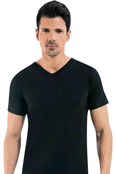 jilly jo 2009 Ανδρικά θερμικά εσώρουχα με λαιμόκοψη V με κοντό μανίκι εσώρουχο