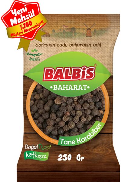 Balbis Black Pepper Grain 250 Gr