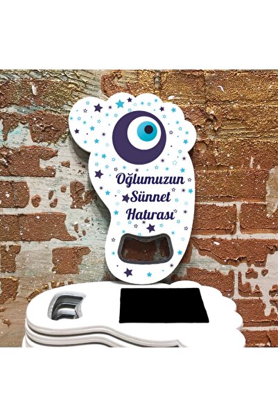 otuz9 Ayak Izi Açacaklı Magnet (10 Adet) Çocuk - Bebek - Doğum Günü - Baby Sh...