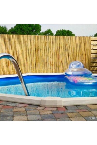 tunalar 2 Metre X 2,50 Metre Bambu Kamış Hasır Çit Gölgelik