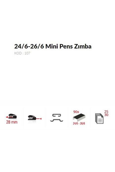 Delta 107 Collet Type Mini Stapler Machine - 24/6 Staple Wire Gift