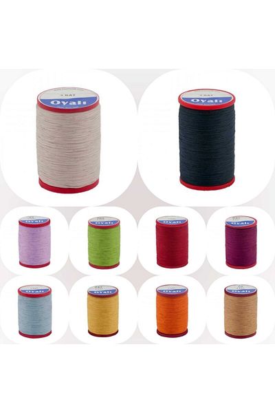 OYALI Σετ από τεχνητό μετάξι 10 - 2 - Navy Blue, Yellow, Orange, Green, Lilac