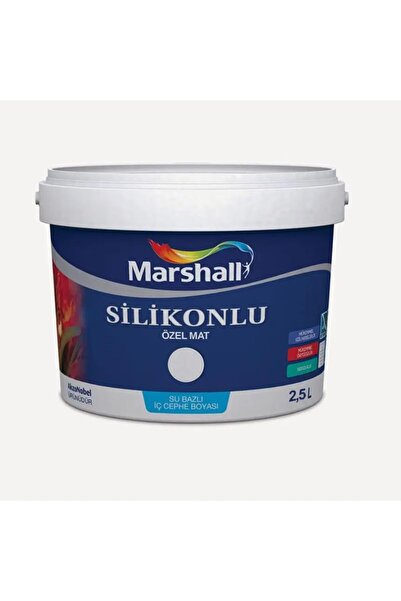 Marshall Silikonlu Özel Mat Deniz Kabuğu 2,5 Lt (3,5 Kg)