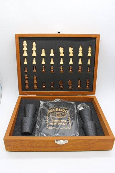 Keskin Hediyelik Satrançlı Shot Lı Matara Seti