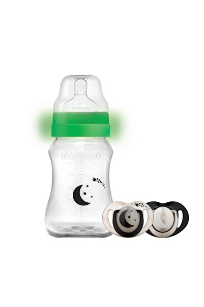 Mamajoo Gece & Gündüz Biberonu 270ml & Saklama Kutulu Ikili Emzik / Pearl