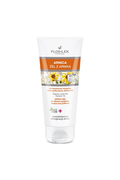 Floslek Gel de curățare și îngrijire cu Arnică pentru ten sensibil cu cuperoz...
