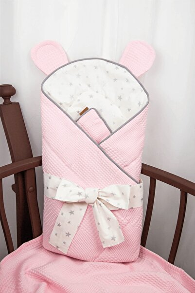 Babynest Pink Swaddle - Pique and Cotton