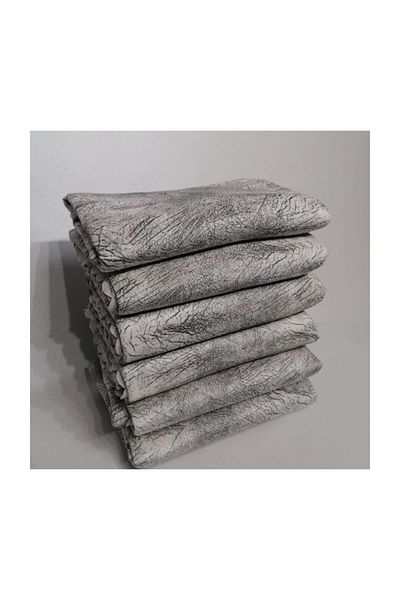 Kadınca Dükkan Sponge Sofa Sofa Bed Cover Gray with Vein Pattern