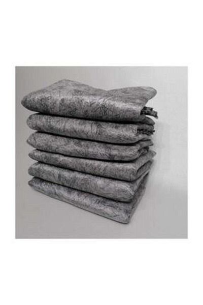 İpeksoft Sponge Sofa Sofa Bed Cover with Vein Pattern and Glossy Gray