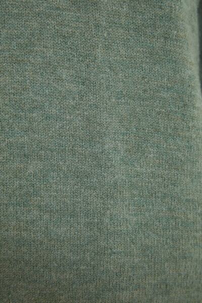Trendyol Modest Green Stand-up Collar Knitwear Sweater TCTAW22AK0097
