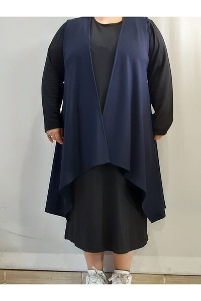 Mertcan Butik Navy Blue Combed Cotton Vest