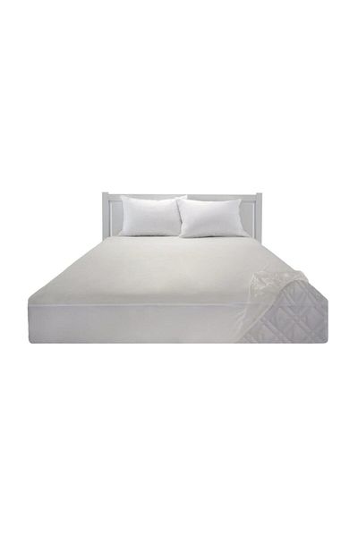 EVOMED Set de călătorie dublu antialergic antiacarian, cearșaf 160x200x23 cm, pentru pat