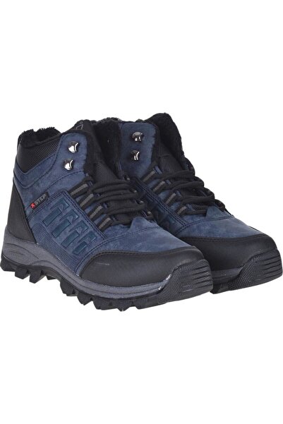 Step Χειμερινές ανδρικές μπότες X6 Navy Blue Thermal Shearling