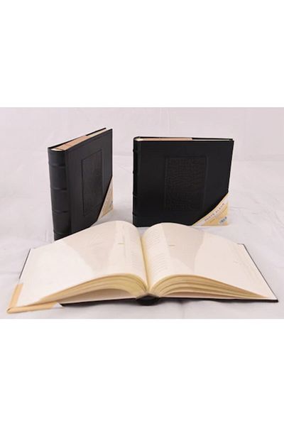 GünTech 10x15 200 Λευκό δερμάτινο άλμπουμ φωτογραφιών Μαύρο