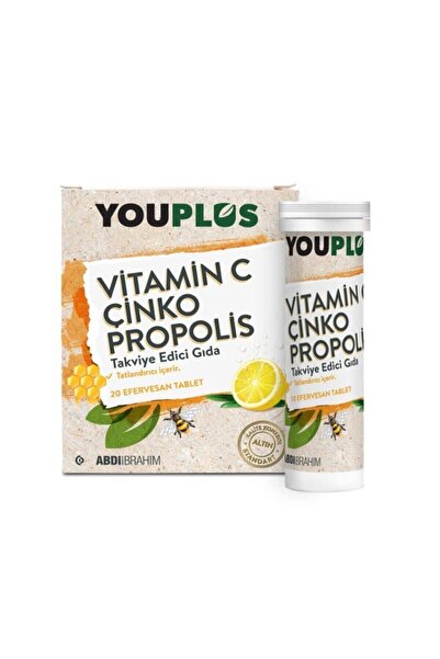Youplus Youplus Vitamin C Çinko Propolis 20 Efervesan Tablet
