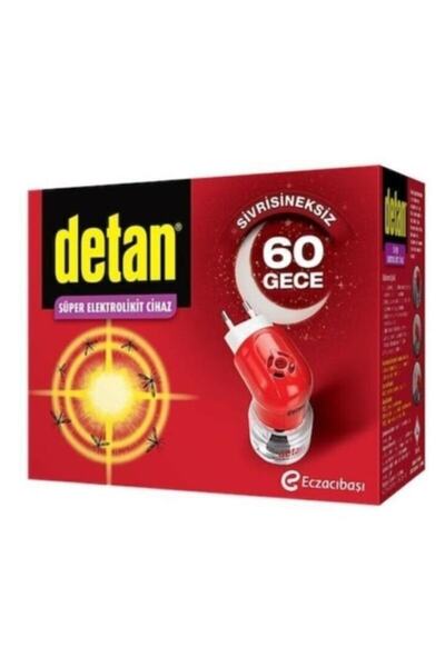 Detan Marka: Süper Elektrolikit Cihaz + Yedek 60 Gece Kategori: Haşere Ilacı