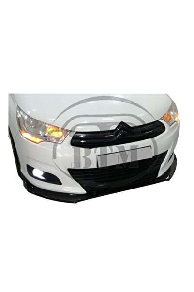 Otowinn Citroen C4 Ön Karlık 3 Parça Piano Black Tampon Lip