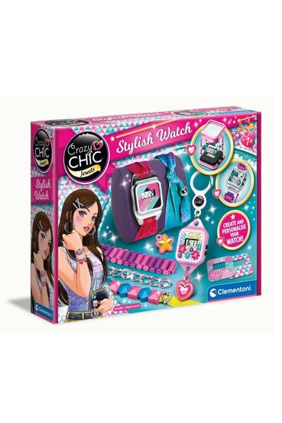 CLEMENTONI Toy Jewelry Design Set Crazy Chic - Crazy Clock