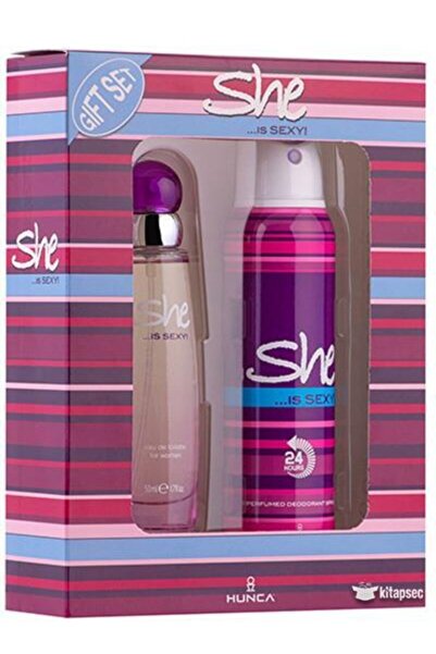 SHE'SA She Is Sexy Edt 50 Ml + 150 Ml Deodorant Kadın Parfüm Seti 8690973029119