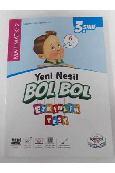 öğretmen evde Öğretmen Evde Yayınları 3.sınıf Matematik 2 Soru Bankası