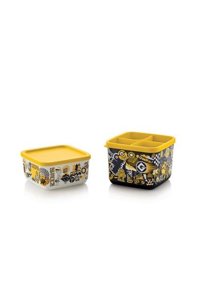 Tupperware Cubic Series Minions Set of 2