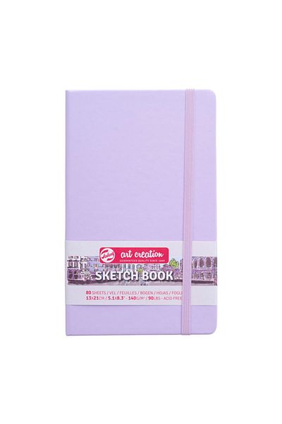 Art Creation Talens Sketch Book 13x21cm 140g 80 Sheets Pastel Violet