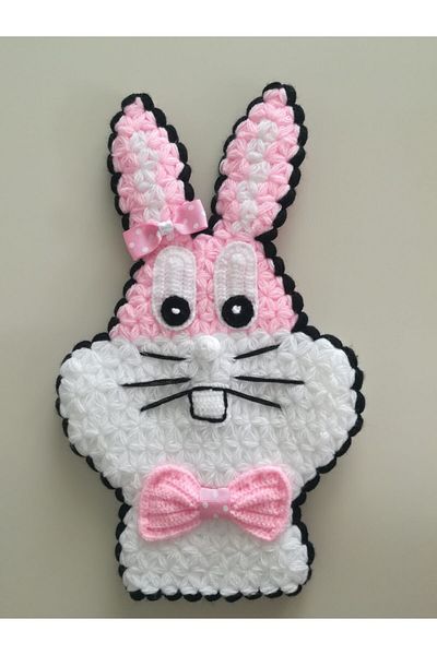Nursenin Lifleri Bugs Bunny Rabbit Pouch Mesh Washcloth