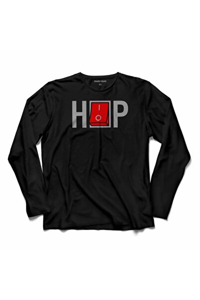 Kendim Seçtim Hip Hop dugme za isključivanje, hiphop majica dugih rukava Štam...