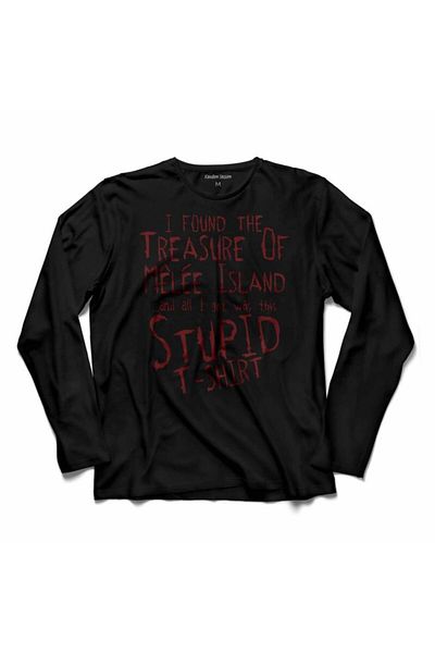 Kendim Seçtim I Found The Treasure Of Melee Island Tricou cu mânecă lungă