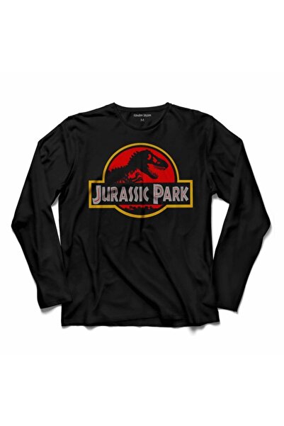 Kendim Seçtim تي شيرت بأكمام طويلة على شكل ديناصور من جوراسيك بارك