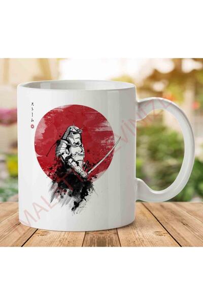 ART HEDİYE كوب بطبعة ستار وورز ستورم ساموراي ستورم تروبر على الجانبين