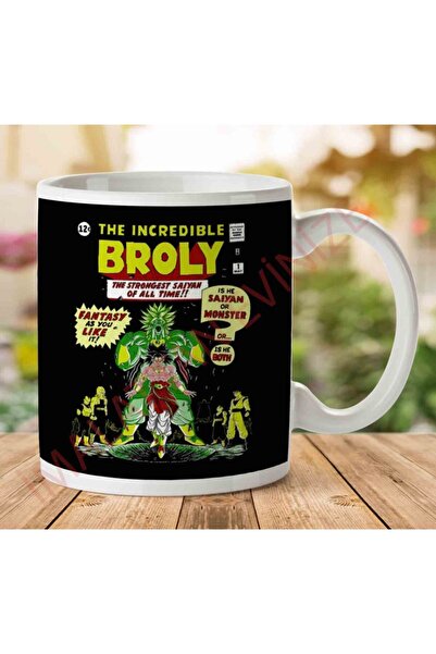 ART HEDİYE كوب The Incredible Broly The Strongest Saiyan Dbz مطبوع على الجانبين