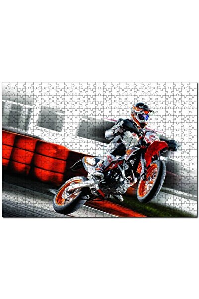 Cakapuzzle Kros Motor Yarışı 1000 Parça Puzzle Yapboz Mdf(ahşap)