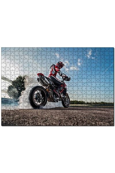 Cakapuzzle Ducati Hyper 850 Motorcycle 120 Piece Puzzle Jigsaw Puzzle Mdf (wood)