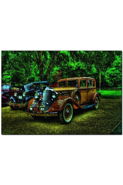 Cakapuzzle Classic Brown Car Visual 120 Piece Puzzle Jigsaw Puzzle Mdf (wood)