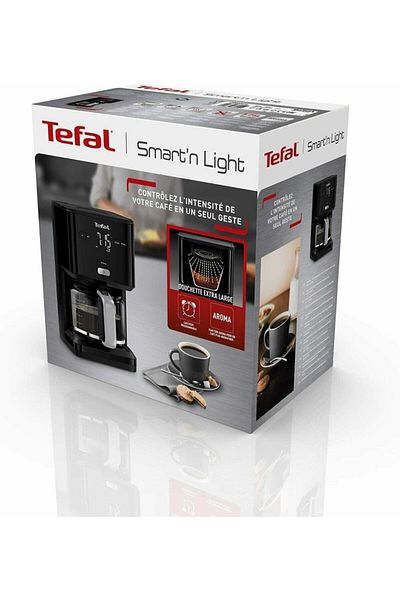 TEFAL CM6008 Smart'n Light Filter Coffee Machine with Digital Display