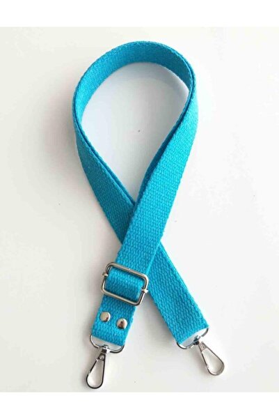 angel çanta aksesuar مقبض حقيبة قابل للتعديل من القطن الفيروزي