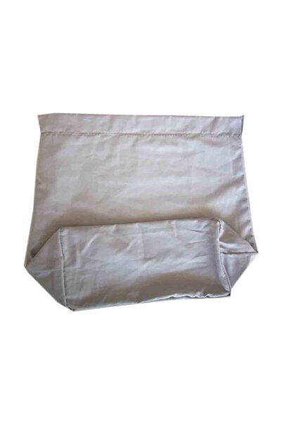 angel çanta aksesuar Örgü Çantaya Hazır Astar Tabanlı 22x12 cm Açık Gri