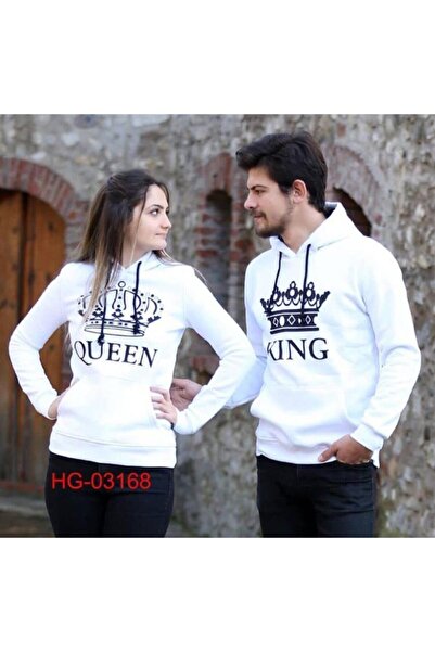 giyinbizden Αγαπημένη μου Κομπίνι Κλασική Λευκή Κουίνγκ Κουίντερ Φλις