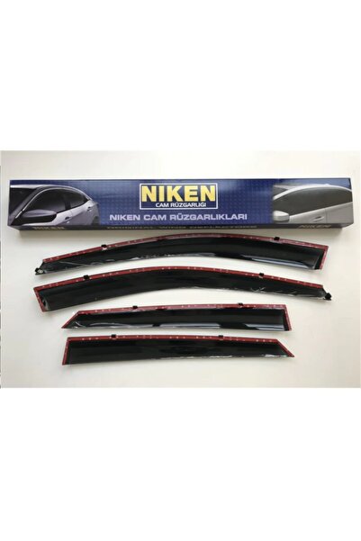 Niken Kıa Ceed 2018 Uyumlu Kromlu Cam Rüzgarlığı 4'lü