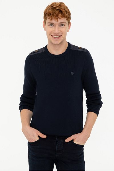 U.S. Polo Assn. Тъмносин мъжки пуловер