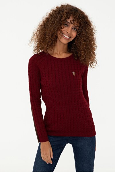 U.S. Polo Assn. Pulover roșu de damă