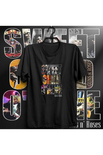 The Fame Guns N' Roses, Sweet Child O'mine, Rock, Tricou Metal