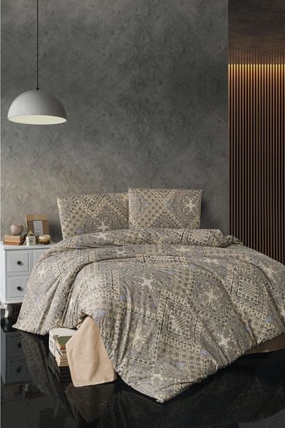 Mulberry Set cuvertură dublu Tabacco 200*220 - Maro