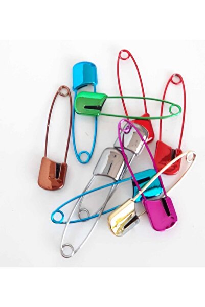 angel çanta aksesuar 5 قطع إبرة أمان ملونة 4 سم صغيرة