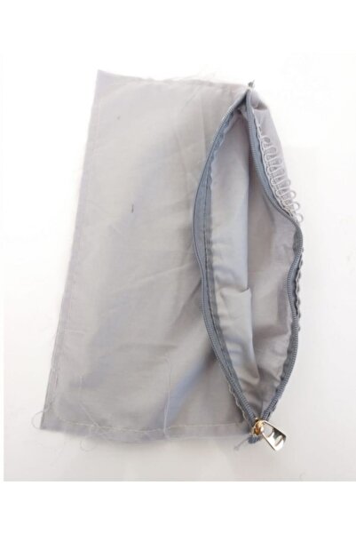 angel çanta aksesuar 20x30 Cm, Cusut, Căptușeală cu fermoar Gri